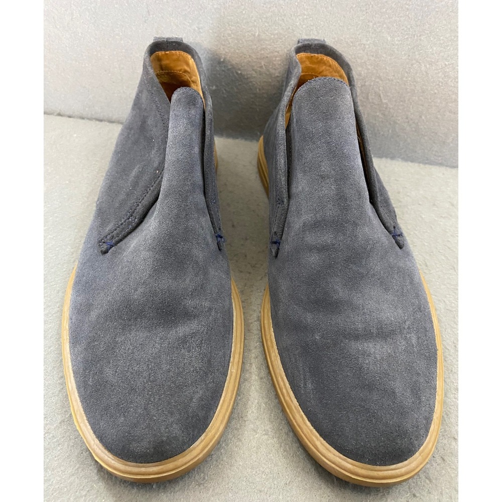 Peter Millar Collection Mens 9M Gray Suede Slip On Chukka Boots  Brazil